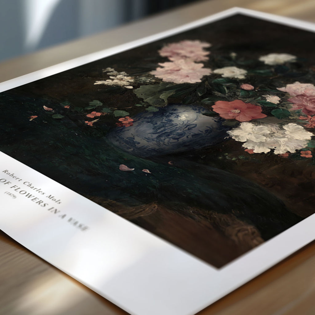 Antik – Still Life of Flowers in a Vase