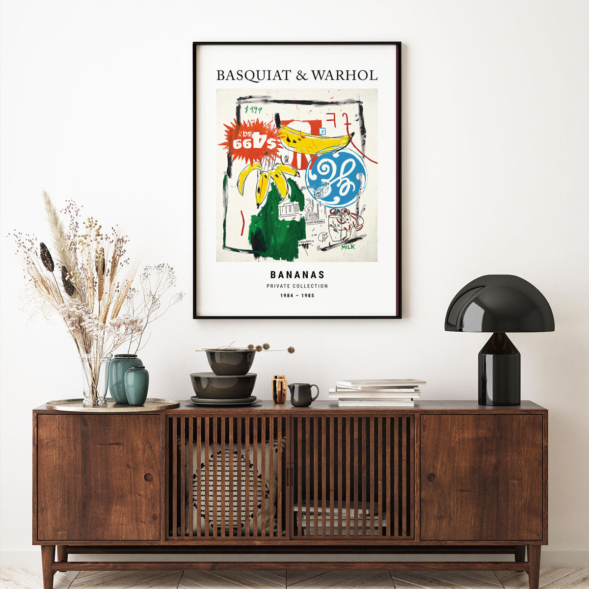 Basquiat und Warhol – Bananen