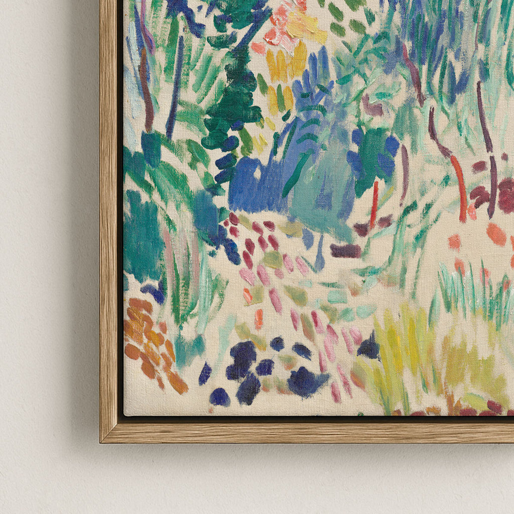 Canvas Print with Floating Frame – Henri Matisse – Landscape at Collioure