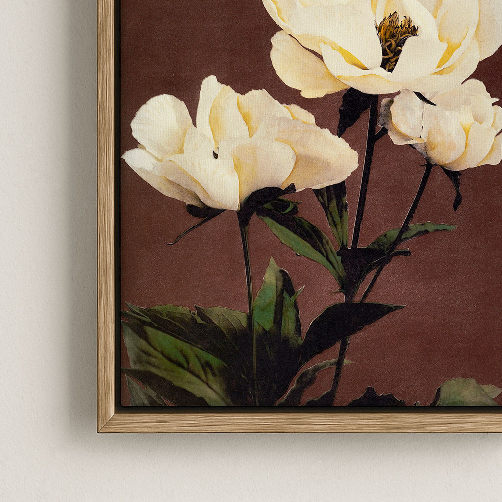 Canvas Print with Floating Frame – Ogawa Kazumasa – Peony