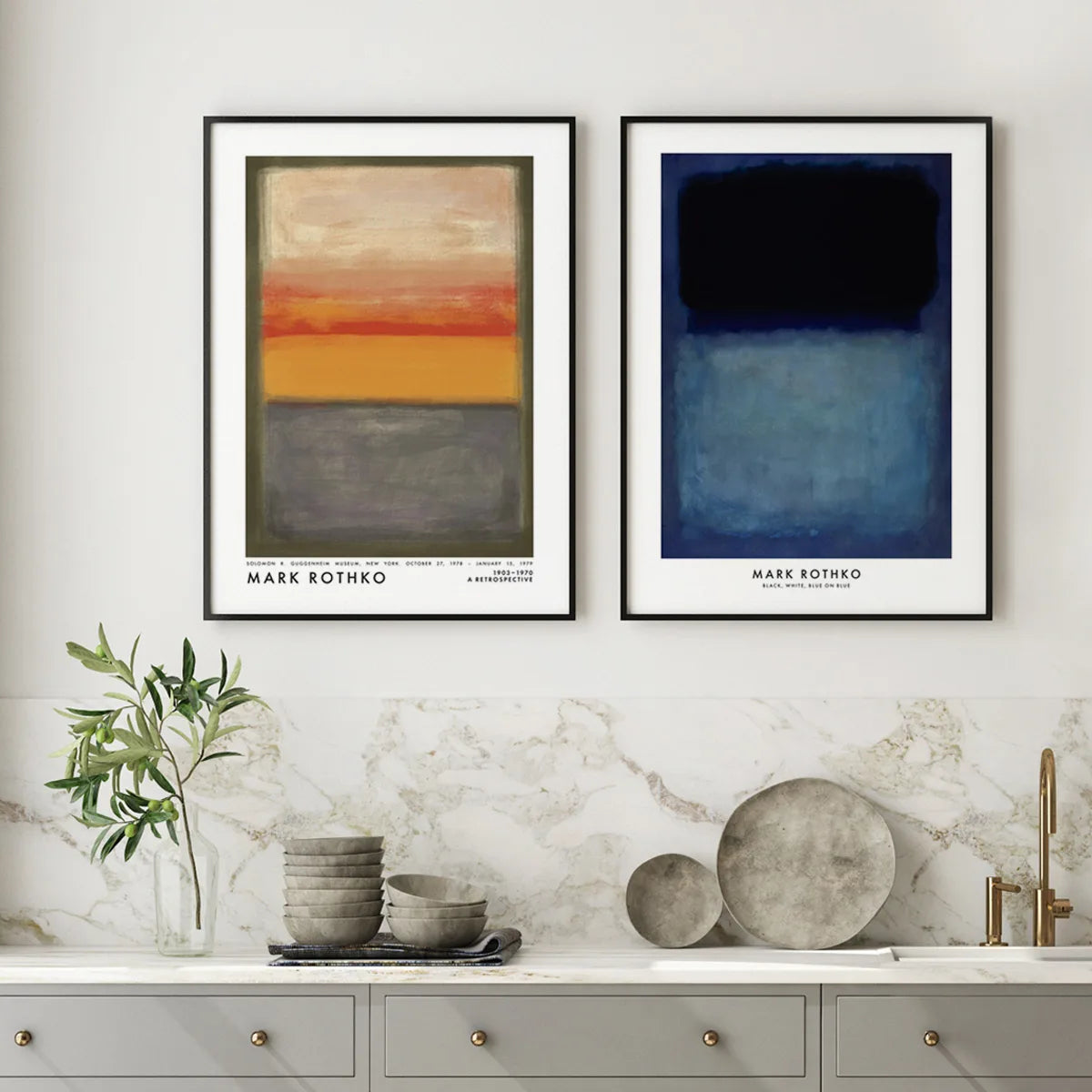 Mark Rothko – Orange, Weiß, Rot, Grün