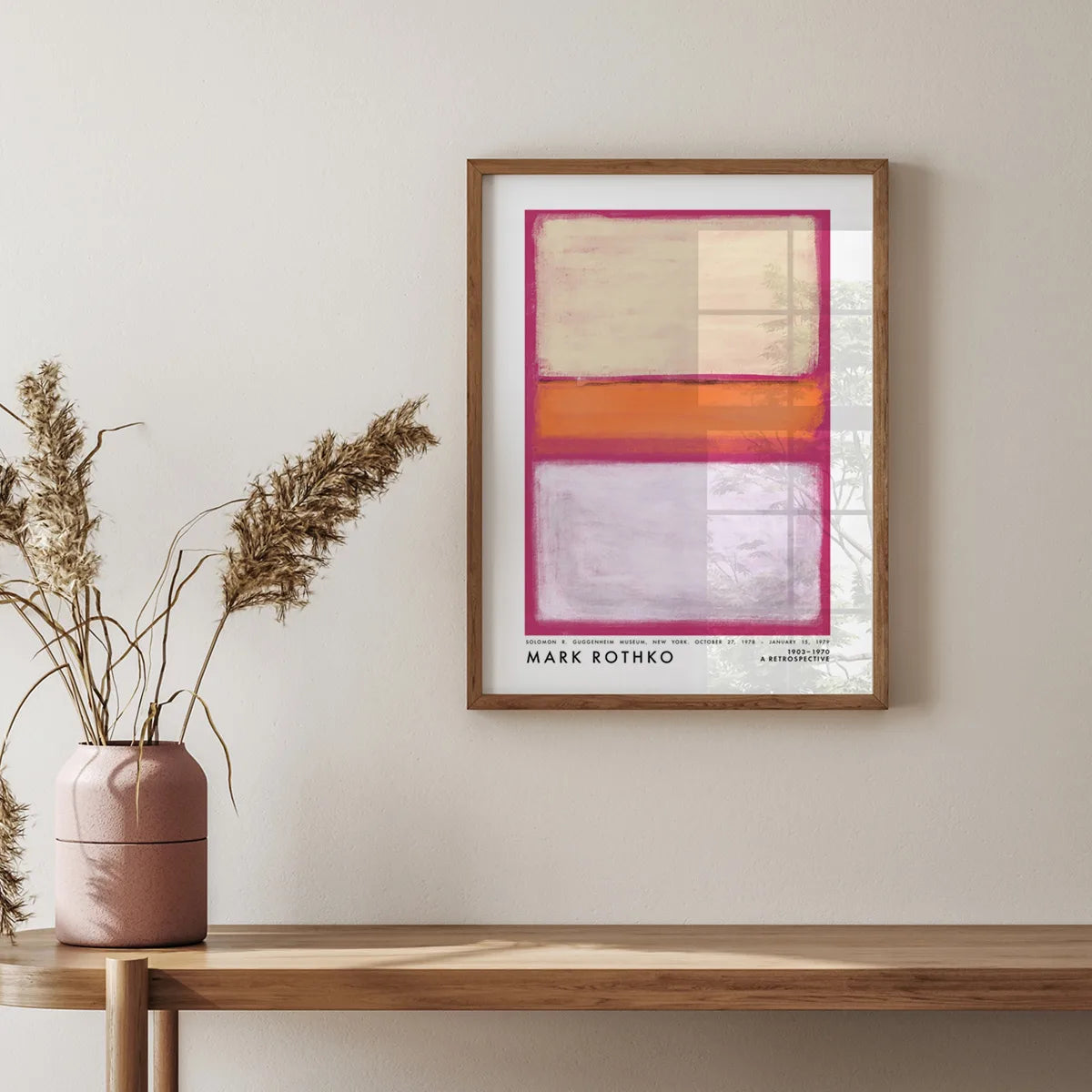 Mark Rothko – Weiß, Orange, Rosa