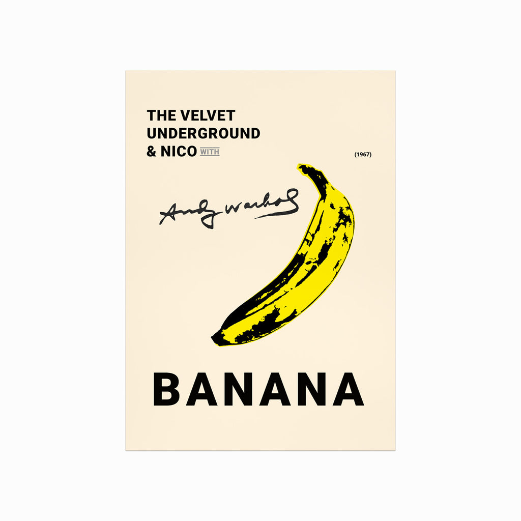 Andy Warhol – Banana art poster