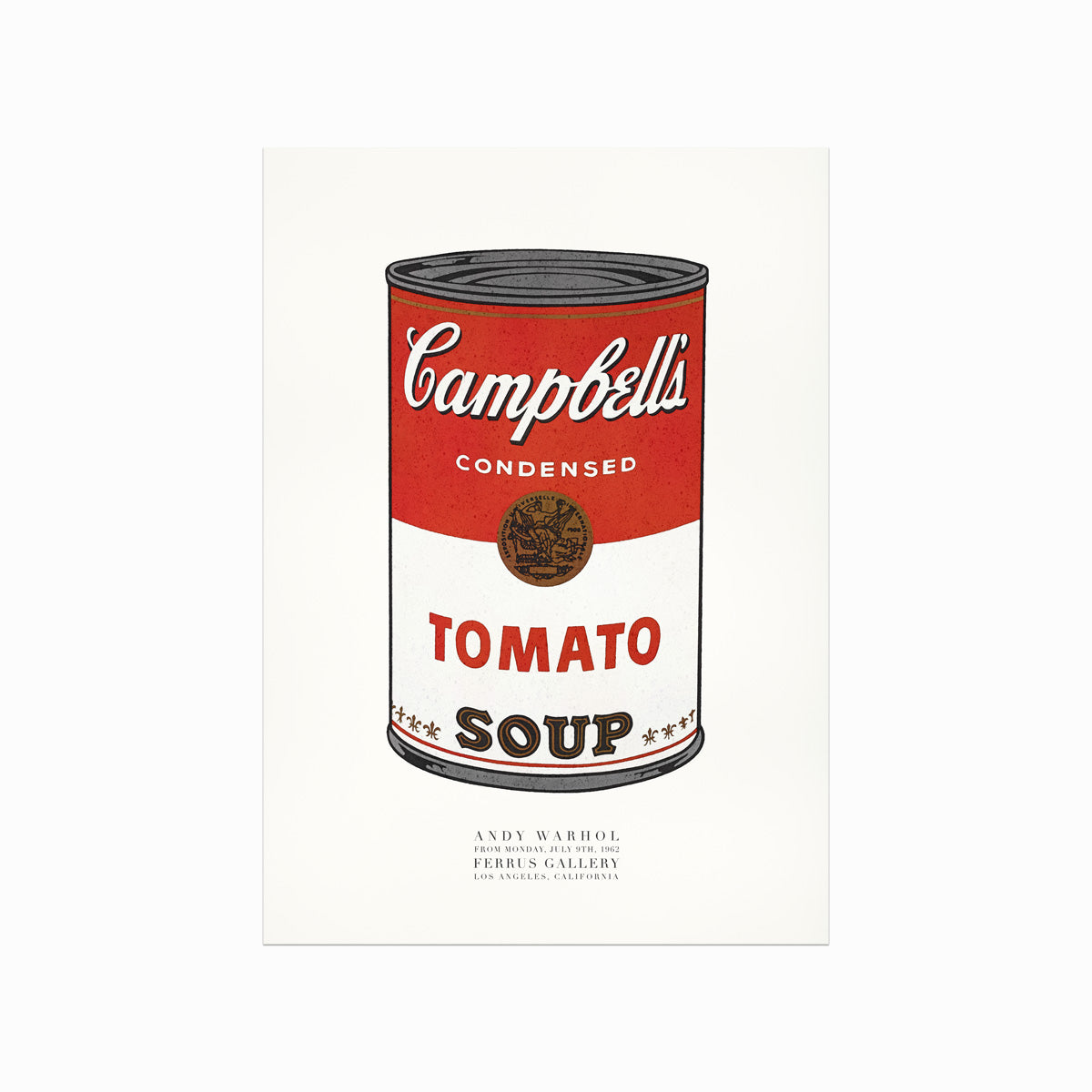 Andy Warhol – Campbell's Tomato Soup art poster