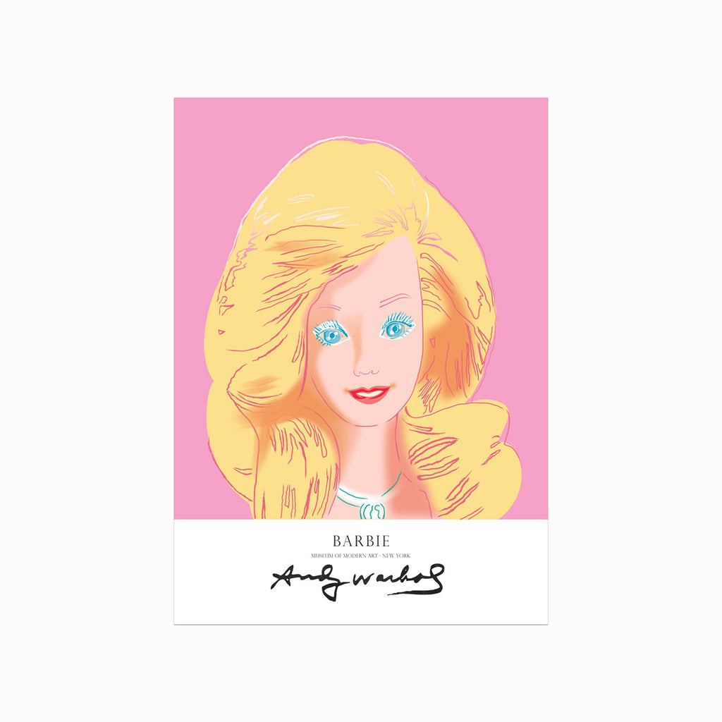 Andy Warhol – Barbie art poster