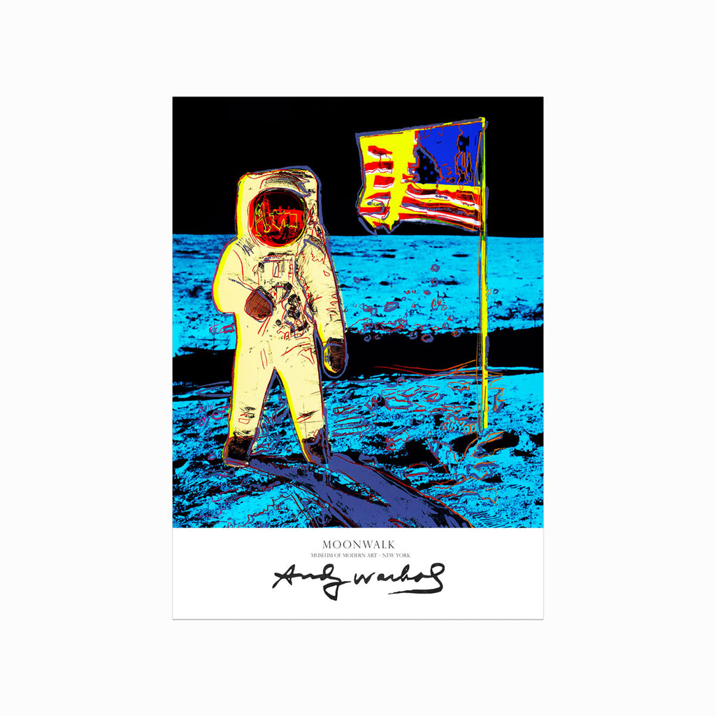 Andy Warhol – Moonwalk art poster