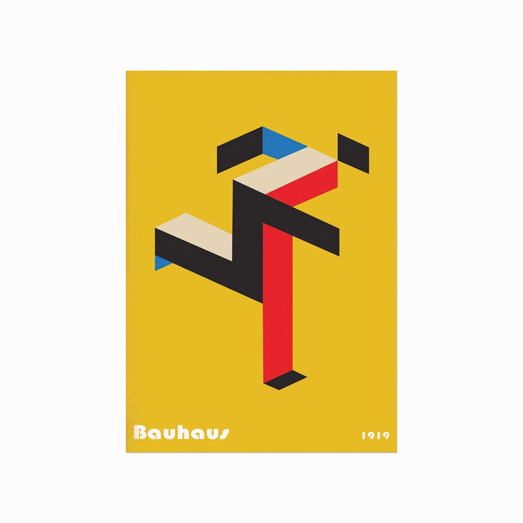 Bauhaus – Running man art poster