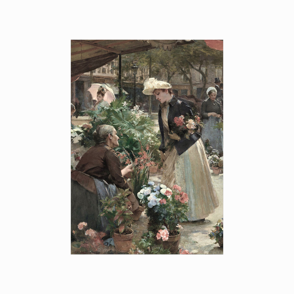 Antik – Flower Market art poster