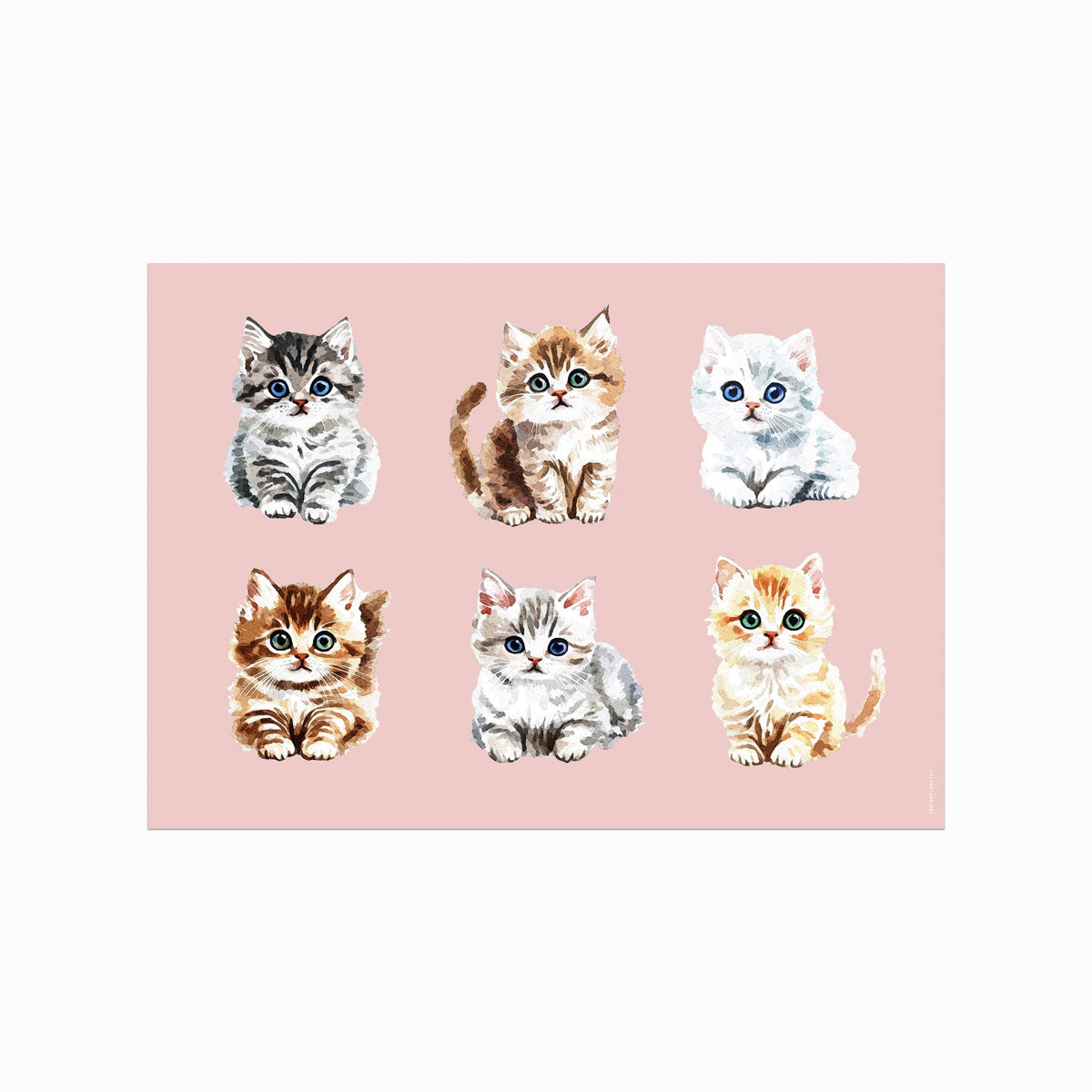Kitten Parade art poster