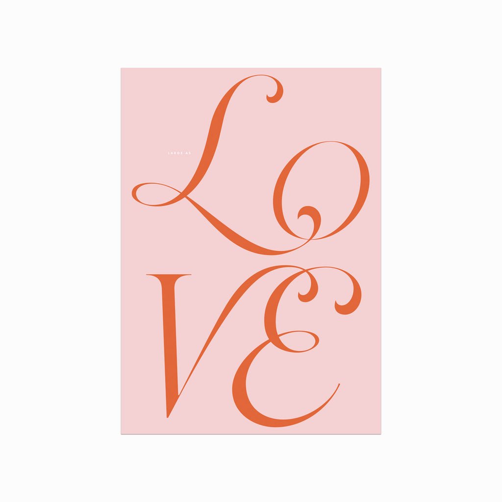 Large as Love art poster