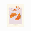 Les croissants (A Taste of Paris) art poster