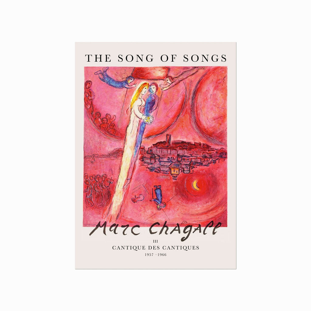 Marc Chagall – The Song of Songs III art poster