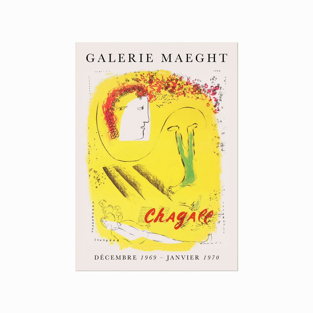 Marc Chagall – Exhibition Poster (Yellow)