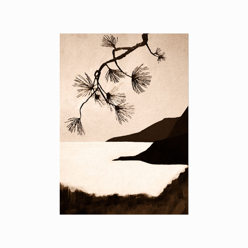 Muted Horizons art poster