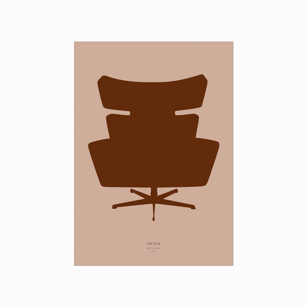 Arne Jacobsen – The Ox Chair art poster