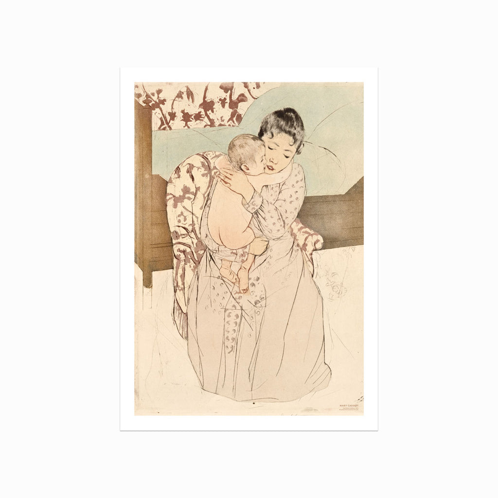 Mary Cassatt – Maternal Caress art poster