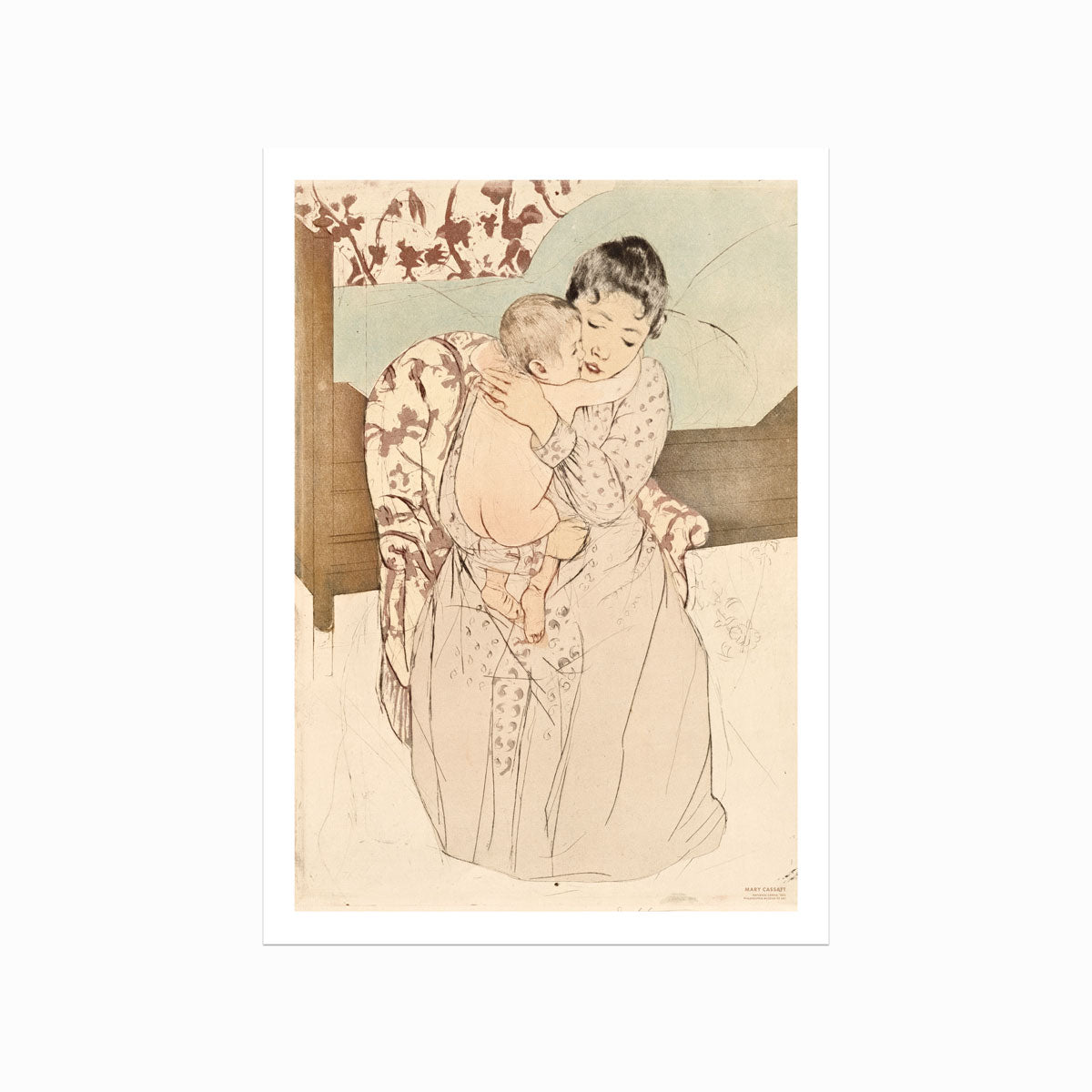 Mary Cassatt – Maternal Caress art poster