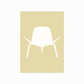 Hans J. Wegner – Shell Chair art poster