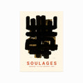 Soulages (Berggruen – Paris) art poster