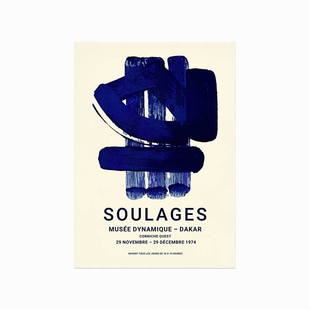 Soulages 01 (Le Musée dynamique de Dakar) art poster