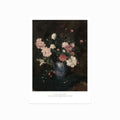 Antik – Still Life of Flowers in a Vase art poster