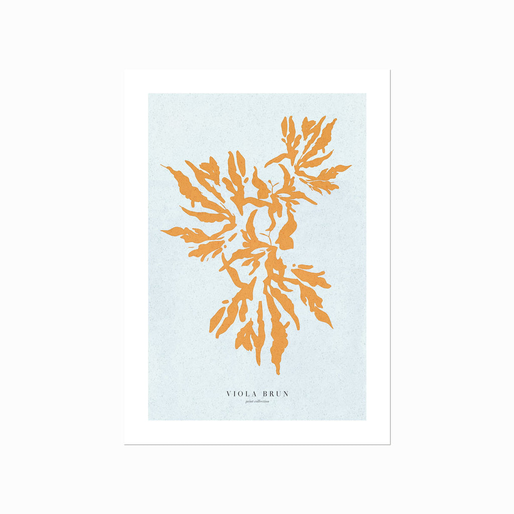 Corals (Burnt Sienna) art poster