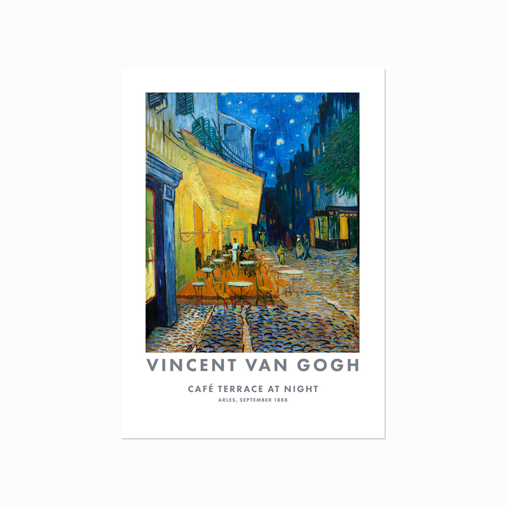 Vincent van Gogh – Café Terrace at Night art poster
