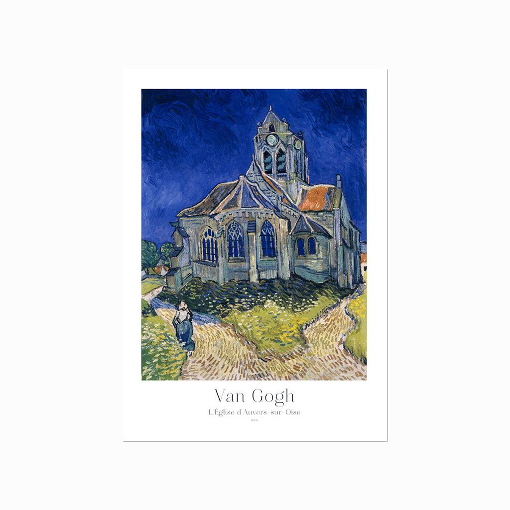 Vincent van Gogh – L'Église d'Auvers-sur-Oise art poster