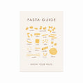 Pasta guide - Know your pasta art poster