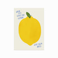 Citat – When life gives you lemons art poster