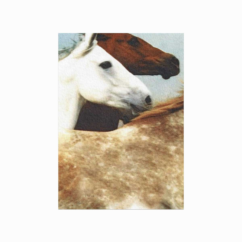 Wild Horses art poster