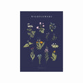 Wildflowers art poster