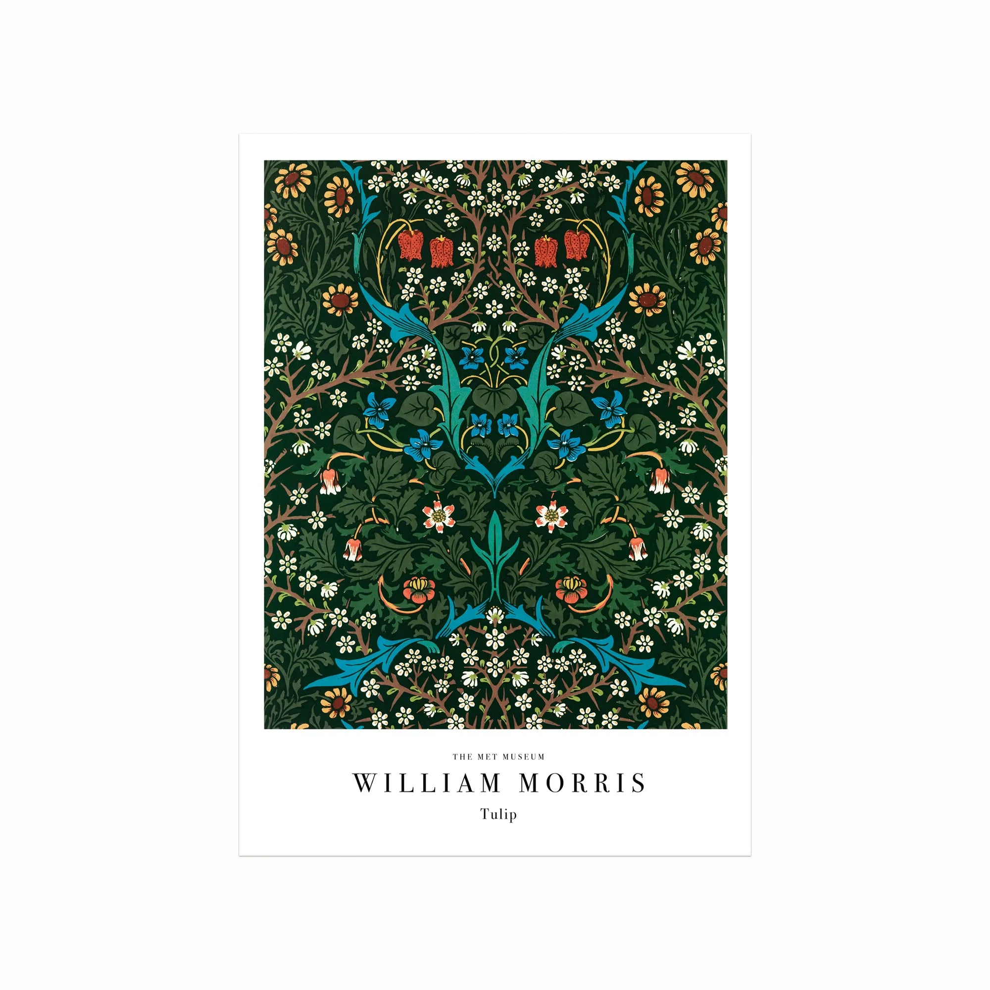 William Morris – Tulip art poster