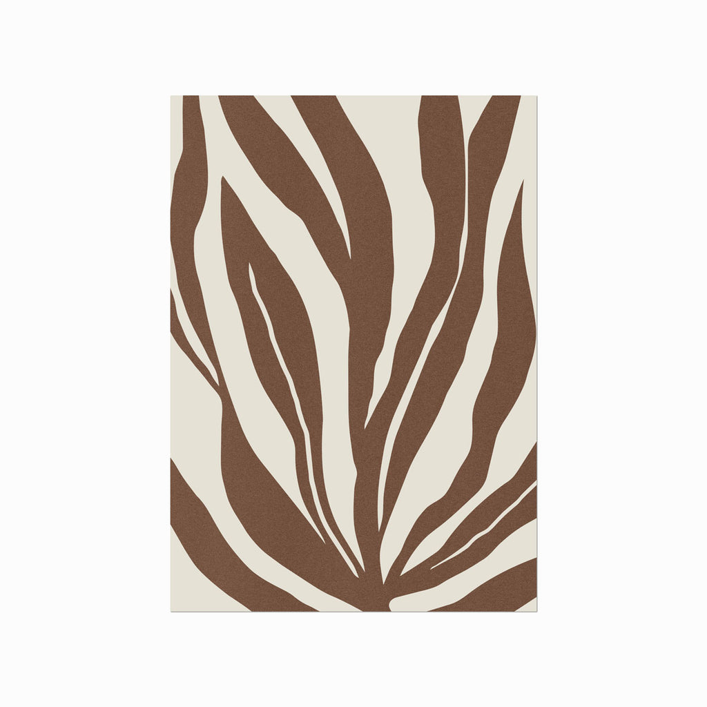 Abstract Boanical art poster