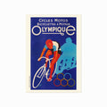 Bicyclettes Olympique 1931 art poster
