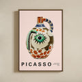 Canvas Print with Floating Frame – Pablo Picasso – Face with Black Nose 01