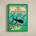 Canvas Print with Floating Frame – Tintin – Le Trésor de Rackham le Rouge
