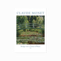 Claude Monet – Bridge over a Pond of Water Lilies art poster