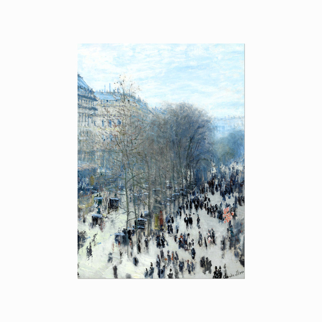 Claude Monet – Rue des Capucines art poster