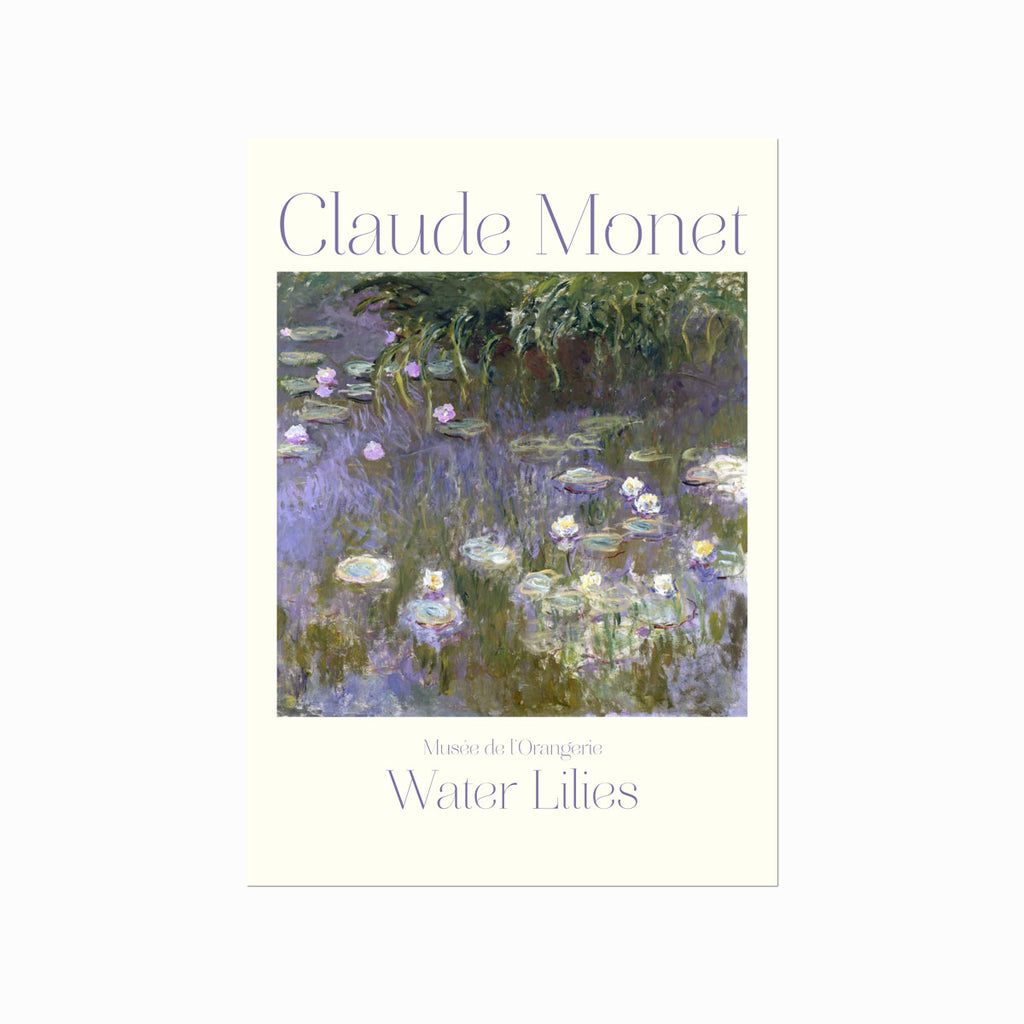 Claude Monet – Water Lilies art poster