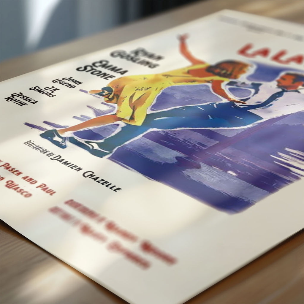 La La Land movie poster detail