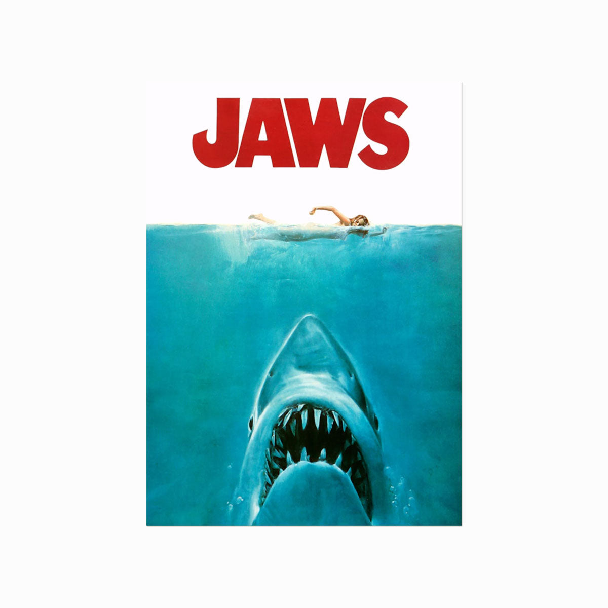 Jaws (1975) movie poster