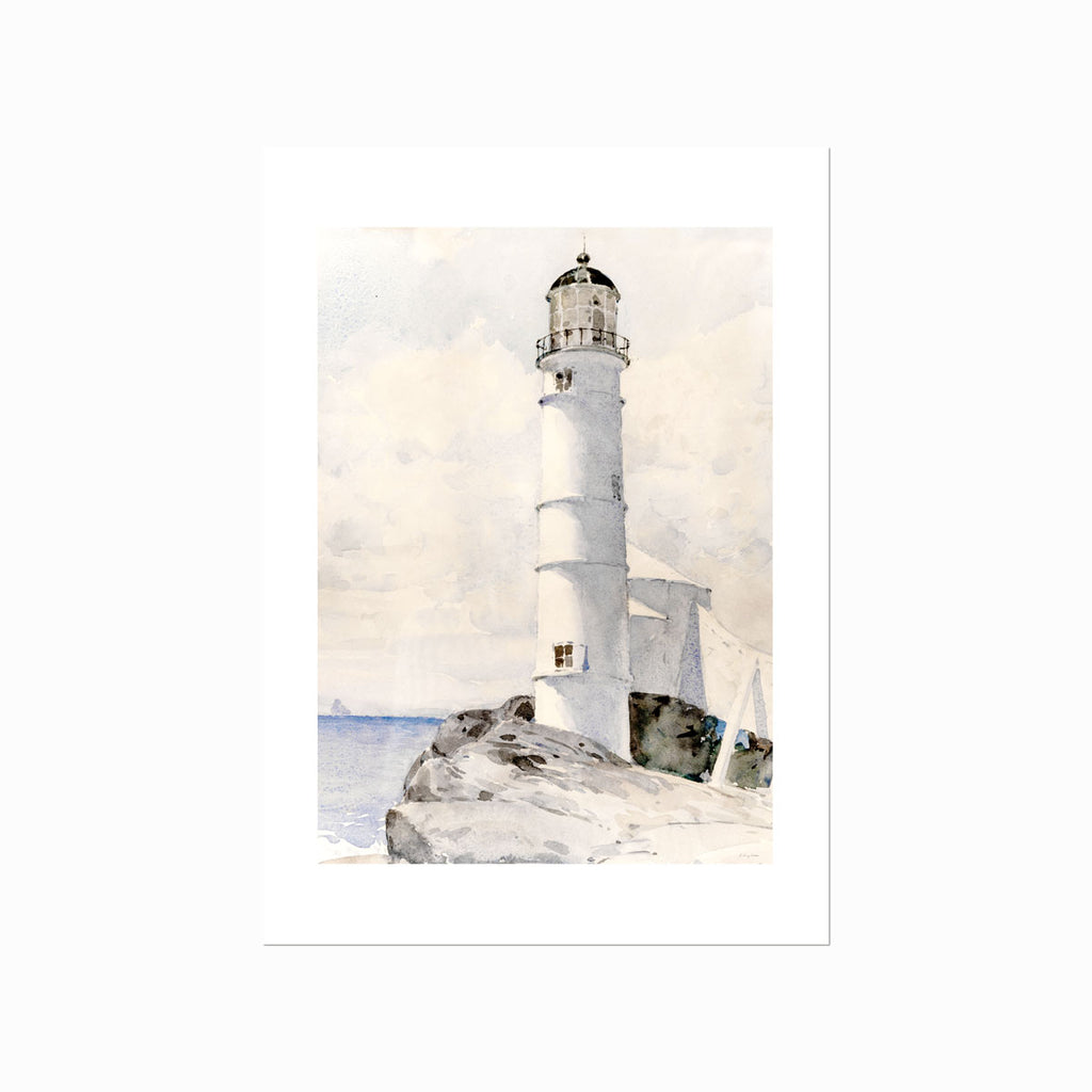 Isles of Shoals Lighthouse art poster