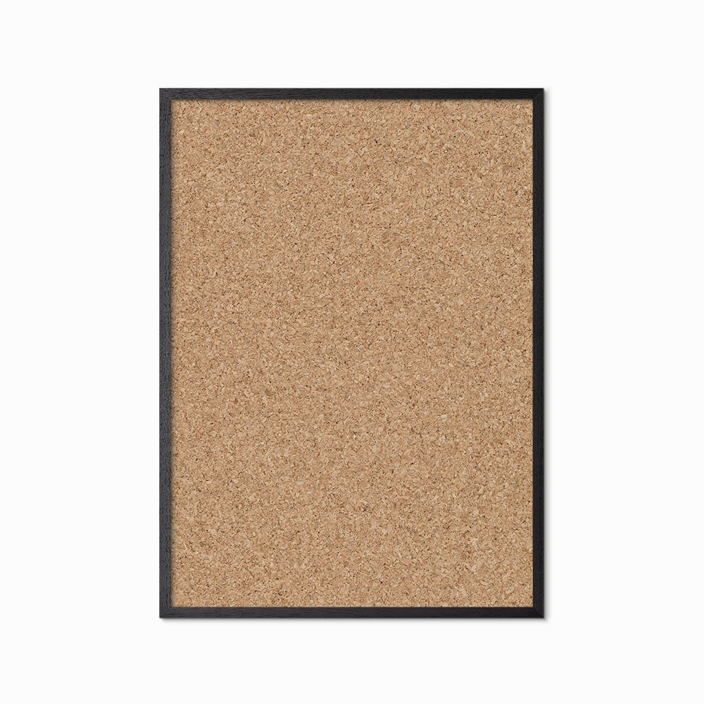 Cork Notice Board – Black Wood Frame