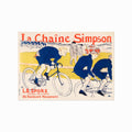 Henri de Toulouse–Lautrec – La Chaîne Simpson art poster