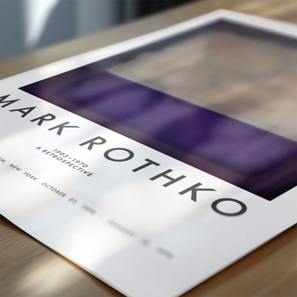 Mark Rothko (Violet, Grey)