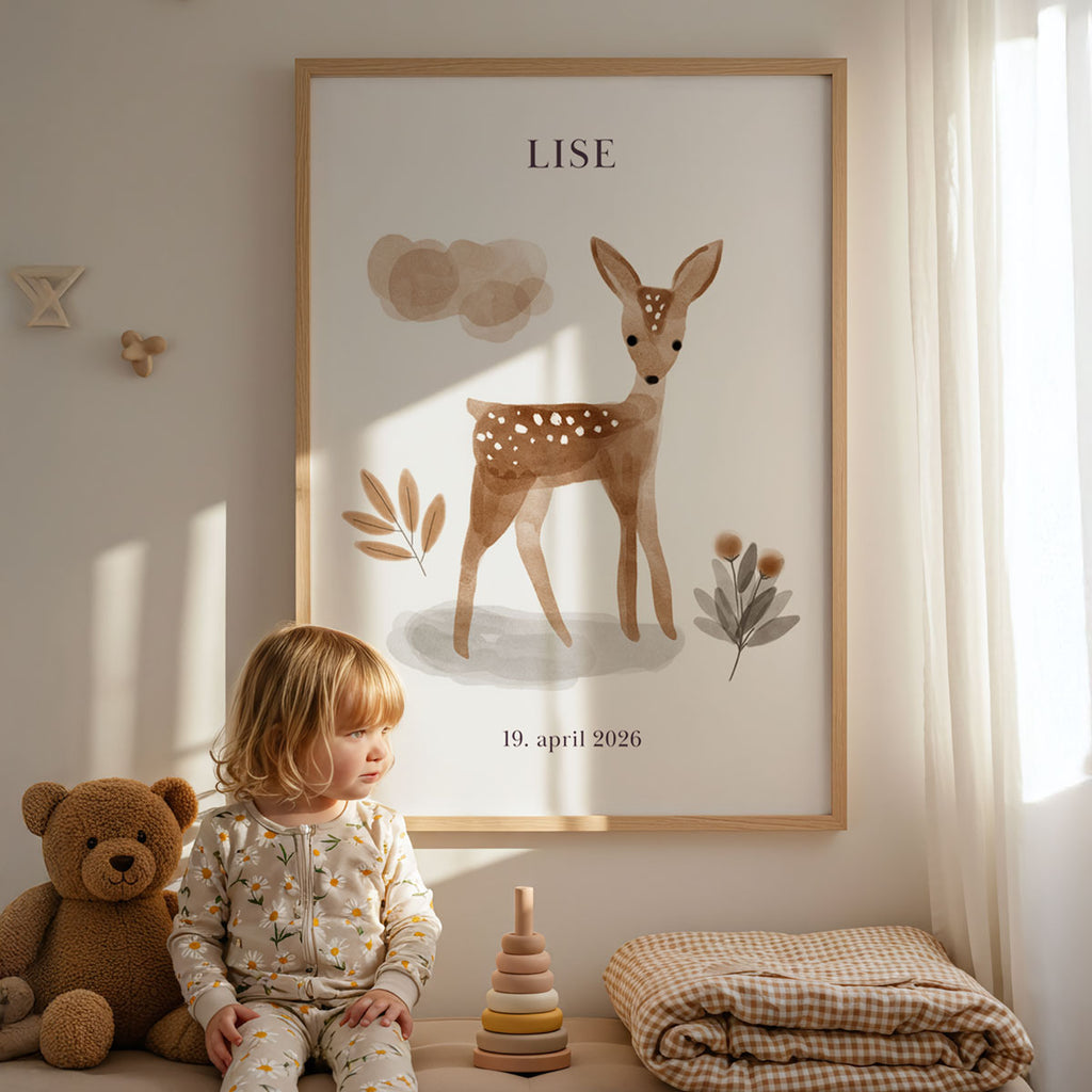 Name Poster – Deer