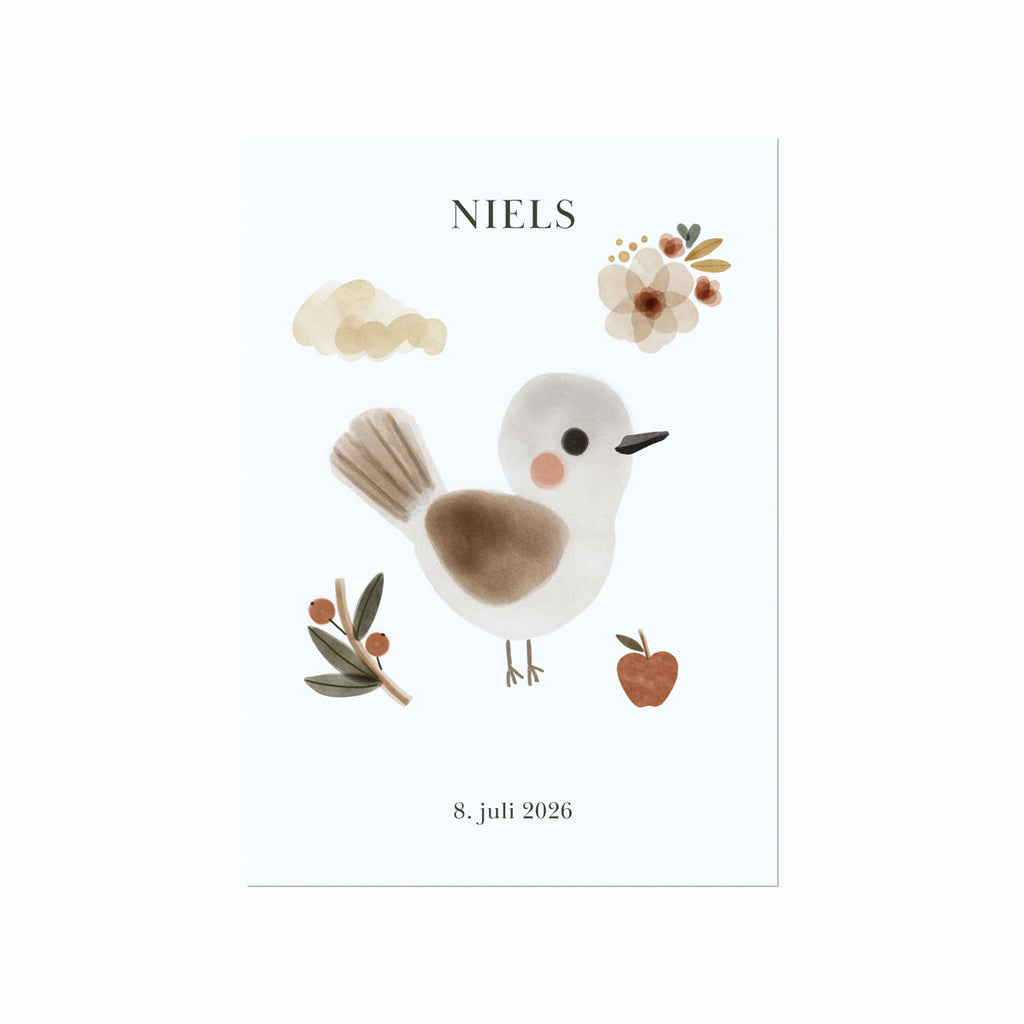 Name Poster – Bird