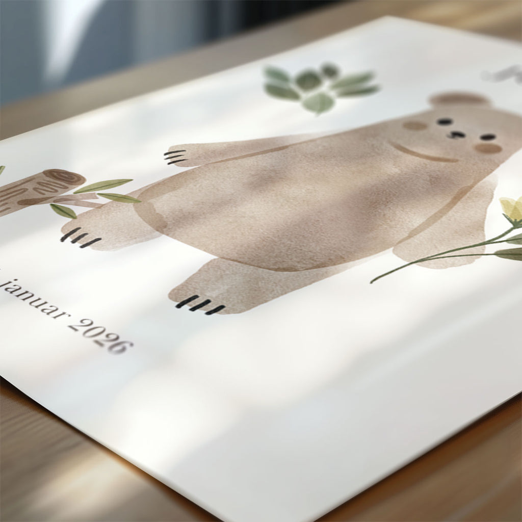 Name Poster – Bear