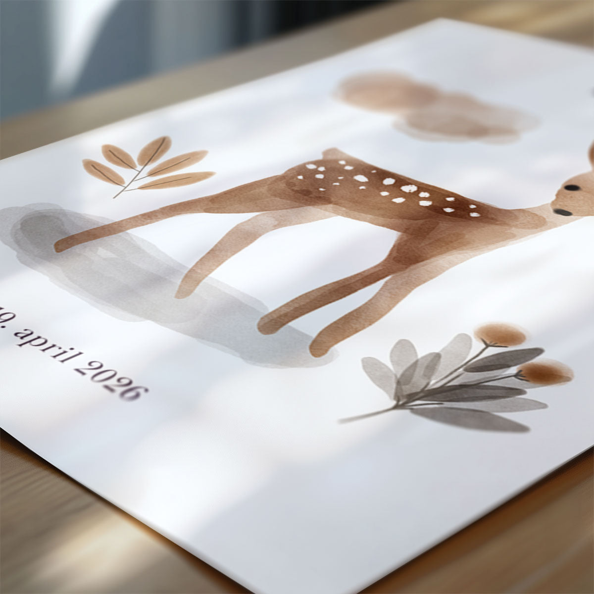 Namensposter – Hirsch